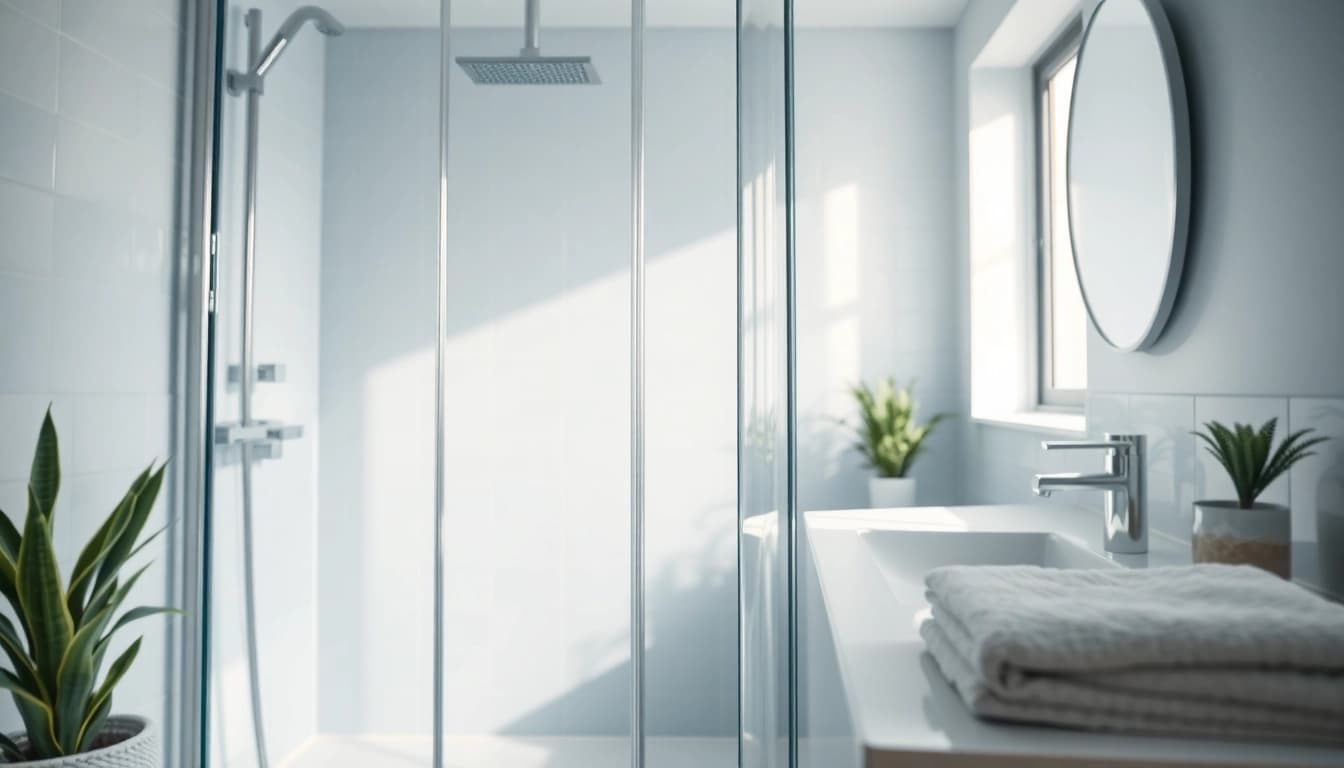 Erleben Sie die moderne sonni Duschkabine in einem eleganten Badezimmer-Design mit minimalistischem Charme.