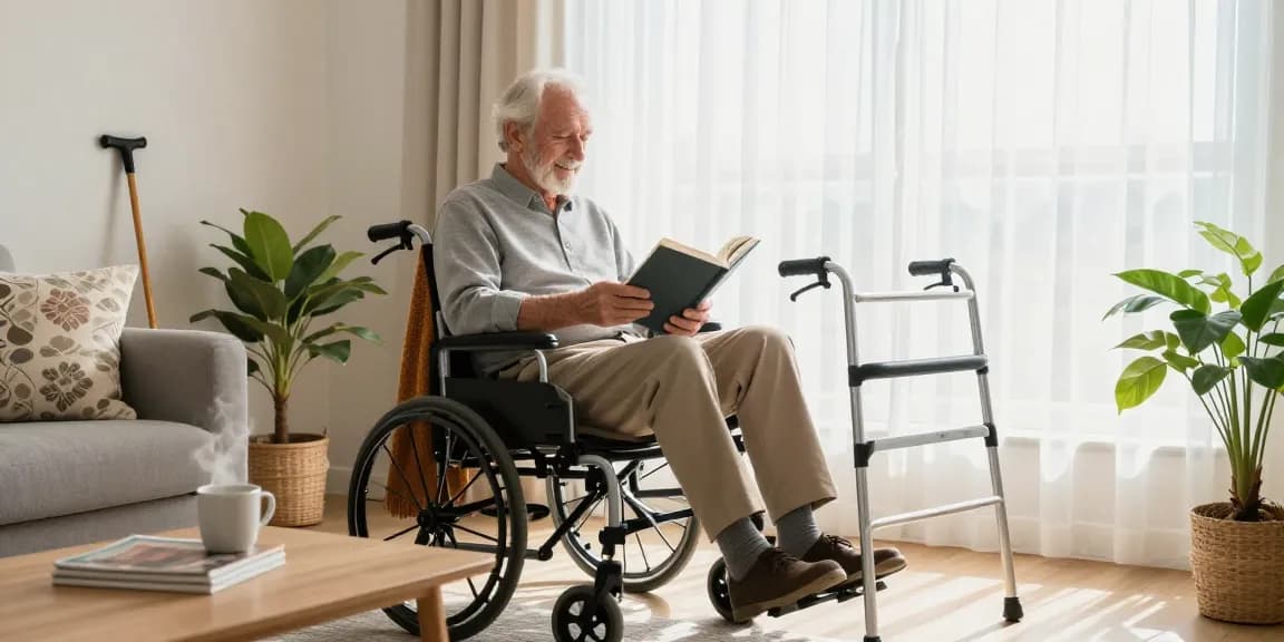 Buy nobility aids to enhance comfort and lifestyle for seniors in a cozy home setting.