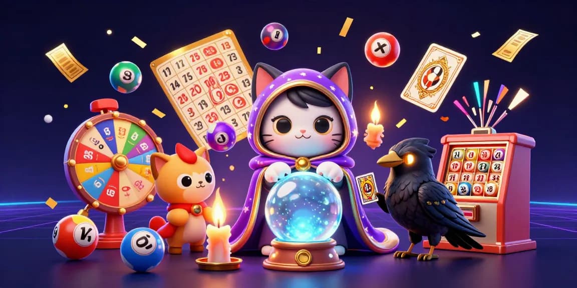 Join the excitement at taihitclub with vibrant lottery elements and mystical characters in action.