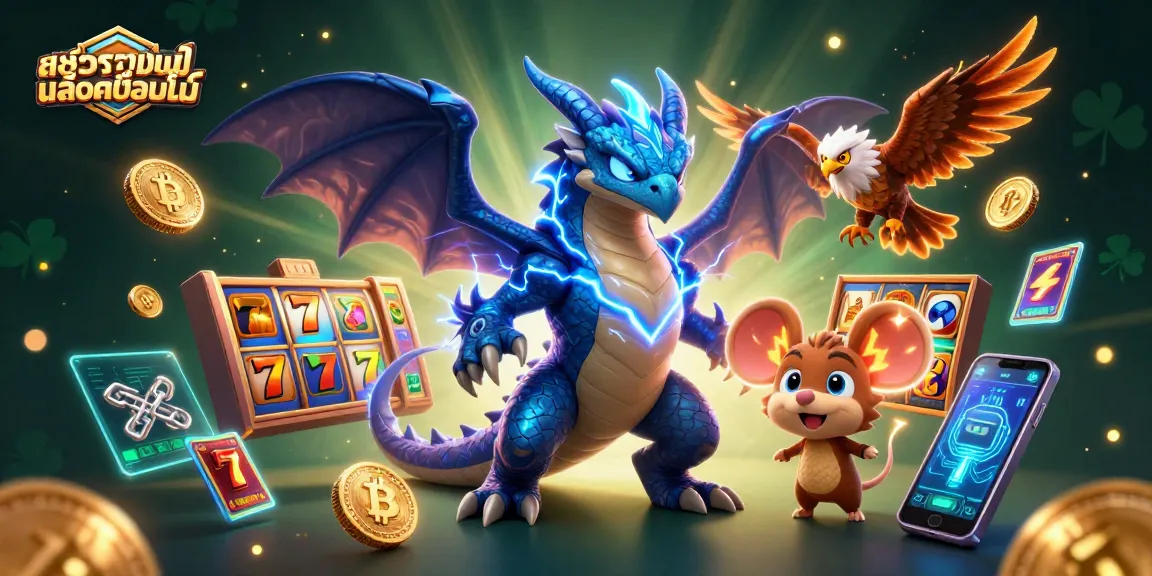 แหล่งรวมเกมสล็อตออนไลน์ เล่นเกมสล็อตในบรรยากาศที่เต็มไปด้วยพลังและสิ่งมีชีวิตแฟนตาซี