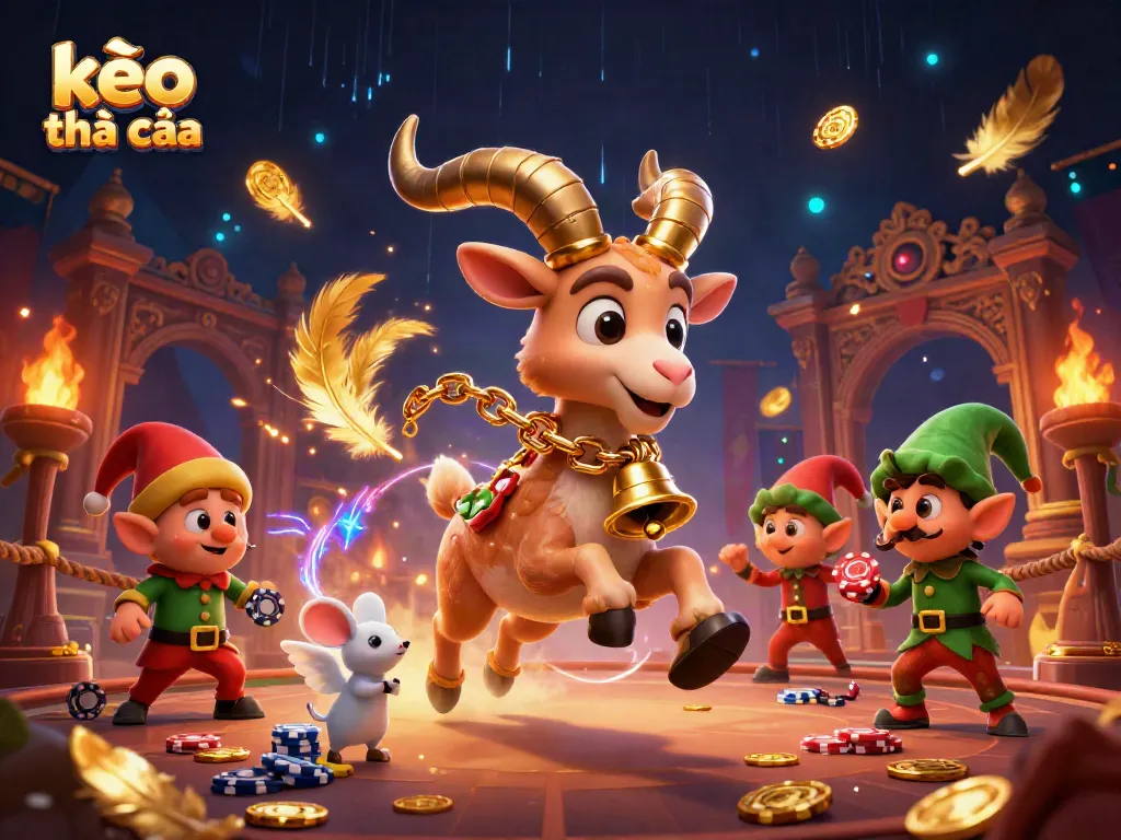 Engage with kèo nhà cái in a vibrant holiday horror casino featuring Krampus and mischievous gremlins.
