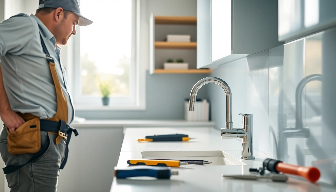 Find a trusted plumber near me ensuring quality service in a modern kitchen.