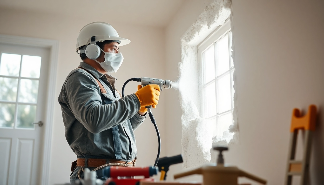Expert spray foam removal UK in a home renovation, showcasing effective techniques and safety measures.