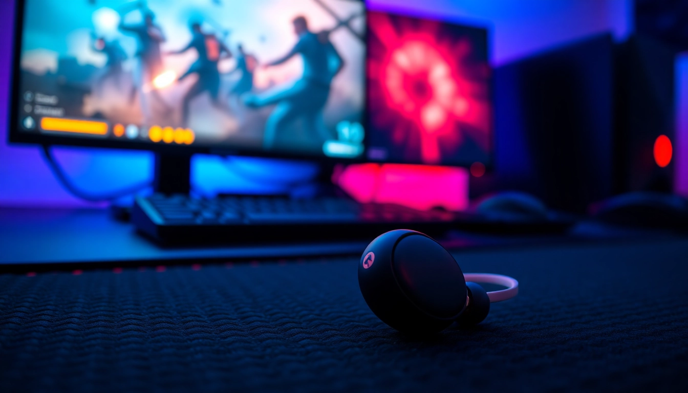Experience the superior sound quality of PRO60 Gaming Earbuds for immersive gaming.