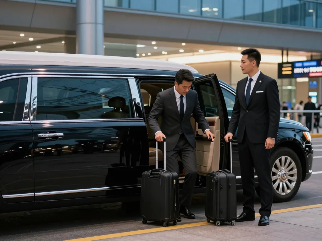 Chemy Limo offering premium Plainfield to O'Hare limo service with professional chauffeur and luxury vehicle