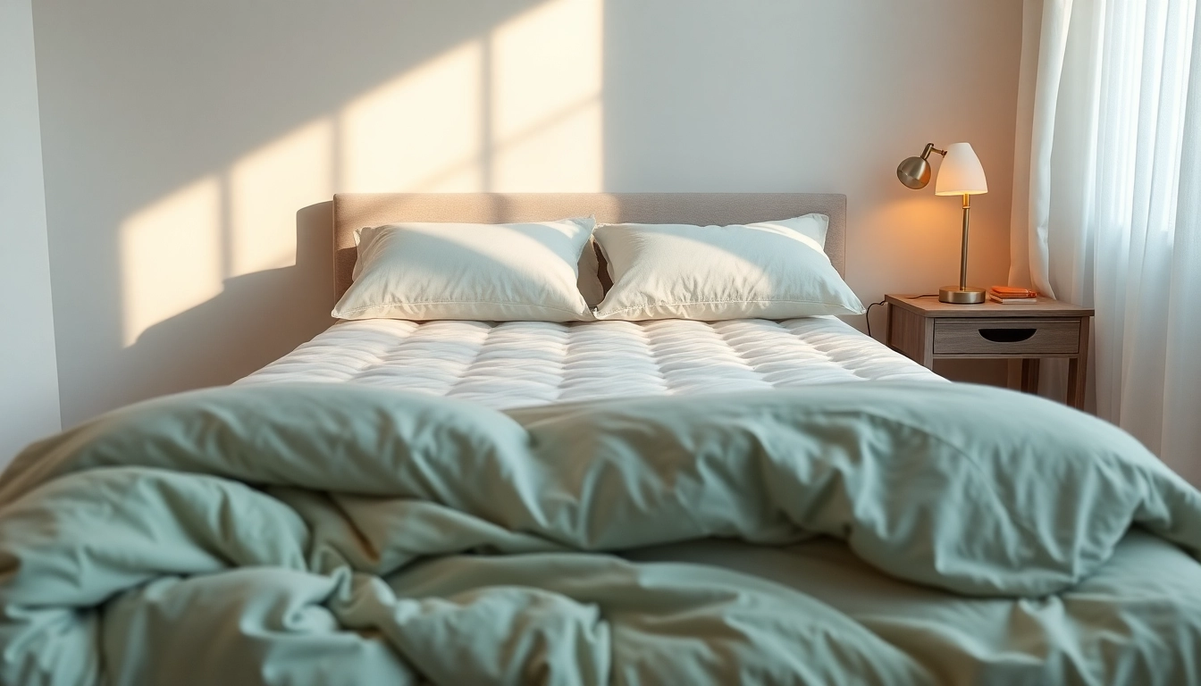 Experience ultimate comfort with our tight top mattress in a welcoming bedroom setting.