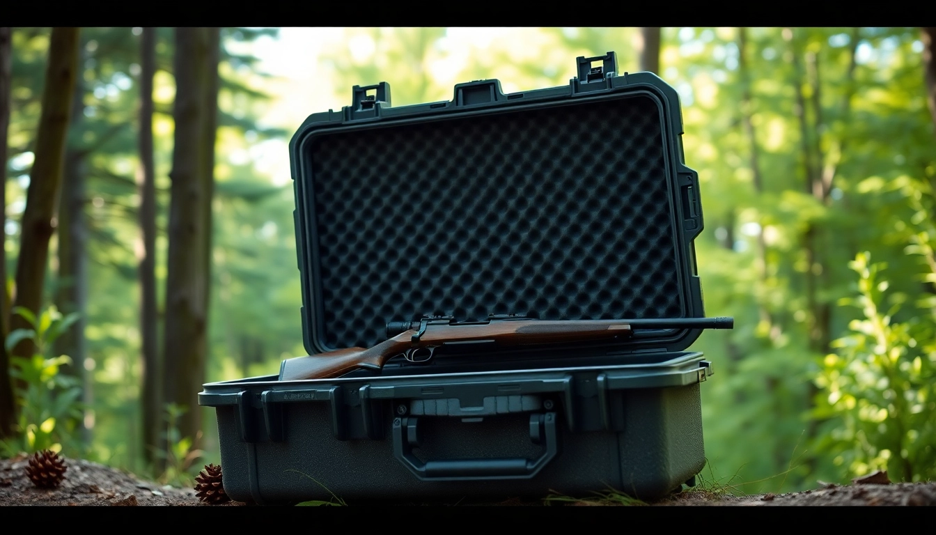 Explore this pelican gun case for sale, highlighting its durable design and spacious interior.
