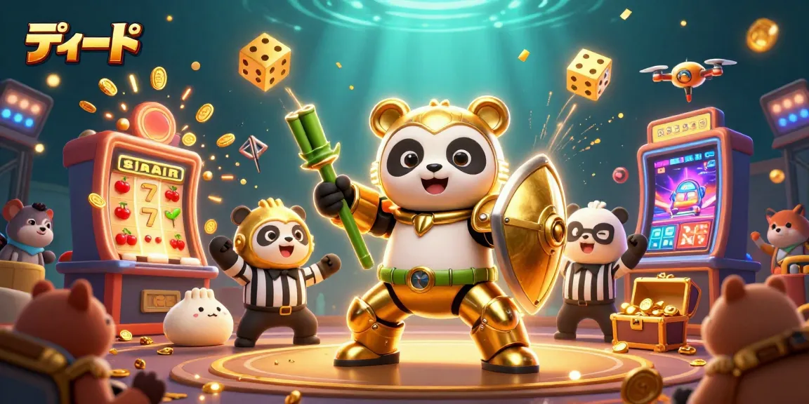 Compete to win with the ディルド character piloting the exciting casino battle scene filled with jackpots and fun.