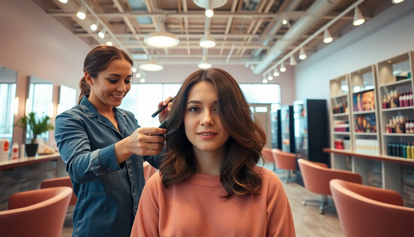 Beautiful hair perm experience at Omnia Salon, San Diego.