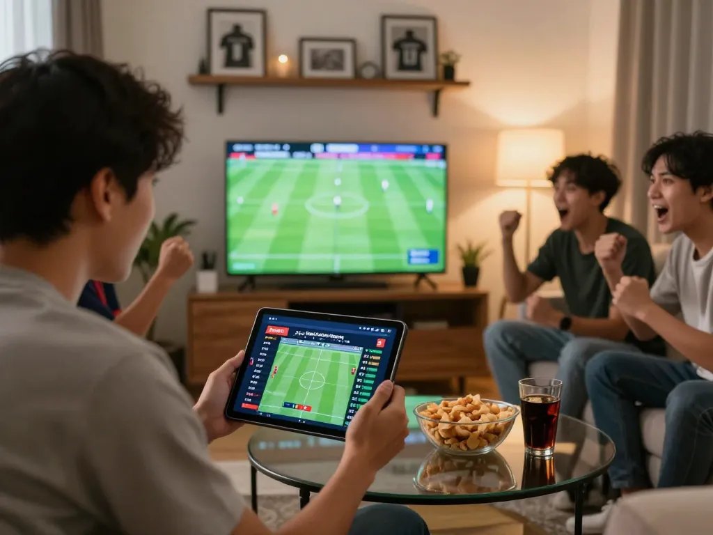 Nonton taruhan olahraga di Judi Bola Terpercaya bersama teman-teman saat pertandingan yang mendebarkan.