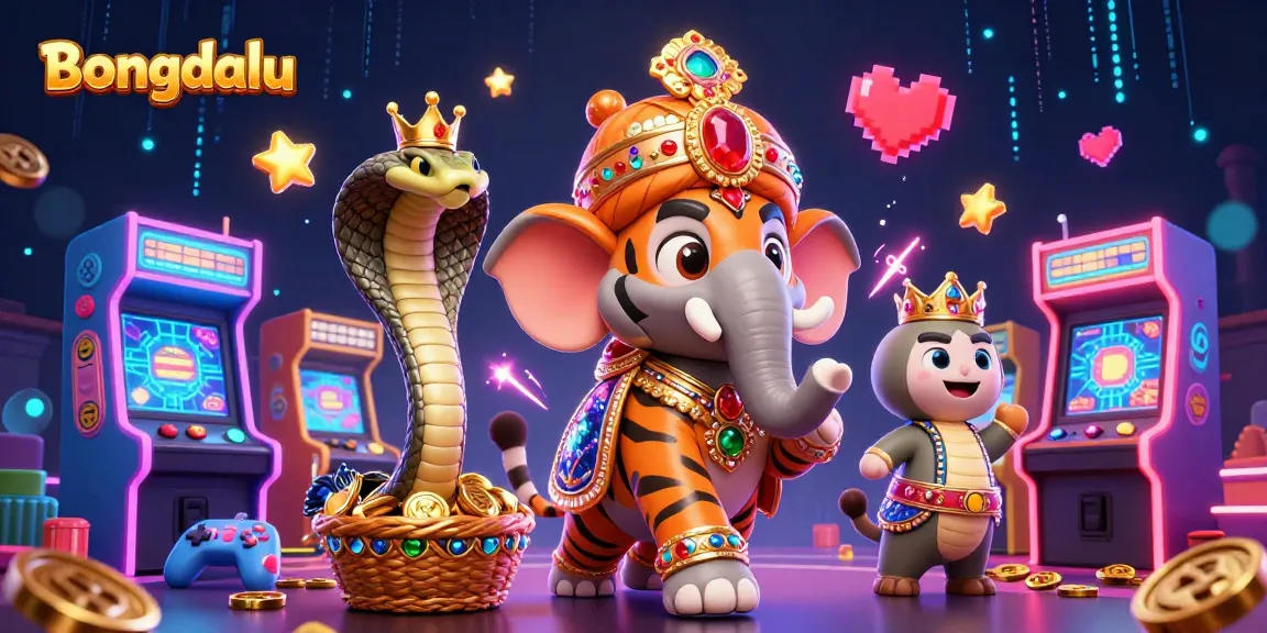 Bongdalu offers a rich gaming experience with cartoon characters in a vibrant casino scene.