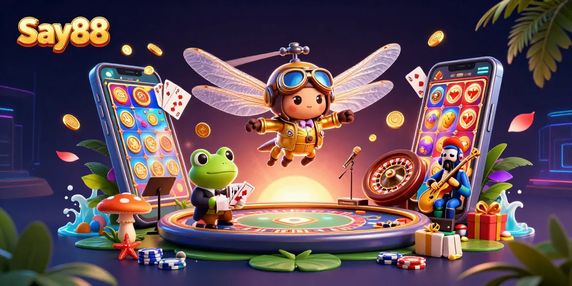 Engage with exciting slots at Say88, featuring thrilling game elements and a vibrant casino scene.