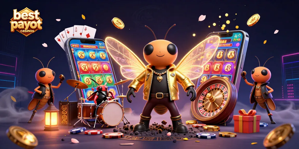 Engage with best payout casinos featuring a vibrant 3D rock star and exciting game elements.